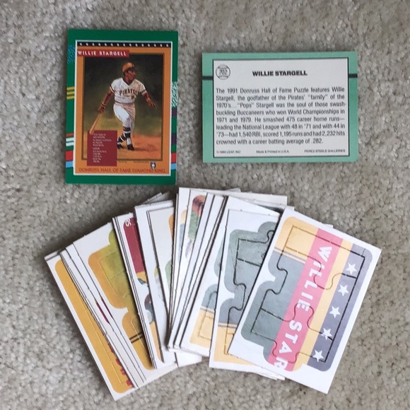 Vintage 5 Unopened pks Donruss Series 2 Baseball Cards, + Puzzle Pieces (1990) - Picture 9 of 11